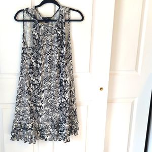 Women's summer dress size M snake print